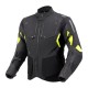 KURTKA MOTOCYKLOWA TEKSTYLNA REBELHORN HIKER 4 DARK GREY BLACK FLUO YELLOW XS