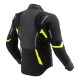 KURTKA MOTOCYKLOWA TEKSTYLNA REBELHORN HIKER 4 DARK GREY BLACK FLUO YELLOW XS