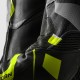 KURTKA MOTOCYKLOWA SKÓRZANA REBELHORN INFERNO BLACK WHITE FLUO YELLOW 46