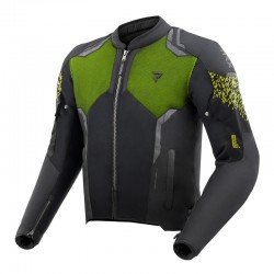 KURTKA MOTOCYKLOWA TEKSTYLNA REBELHORN JAX BLACK FLUO YELLOW XS