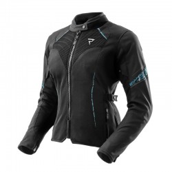 KURTKA MOTOCYKLOWA TEKSTYLNA DAMSKA REBELHORN JAX BLACK BLUE WXS