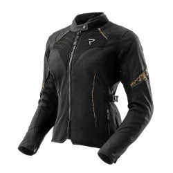 KURTKA MOTOCYKLOWA TEKSTYLNA DAMSKA REBELHORN JAX BLACK GOLD WXS