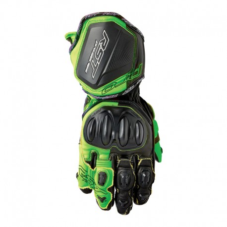RĘKAWICE MOTOCYKLOWE RST PRO SERIES GP D3O BLACK FLUO GREEN S