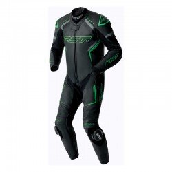 KOMBINEZON MOTOCYKLOWY JEDNOCZĘŚCIOWY RST S1 D3O BLACK GREY FLUO GREEN S