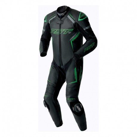 KOMBINEZON MOTOCYKLOWY JEDNOCZĘŚCIOWY RST S1 D3O BLACK GREY FLUO GREEN S