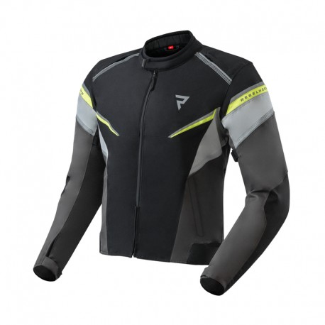 KURTKA MOTOCYKLOWA TEKSTYLNA REBELHORN SPARK BLACK GREY FLUO YELLOW S
