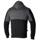 BLUZA MOTOCYKLOWA RST TEAM ZIP THROUGH KEVLAR BLACK GREY XS