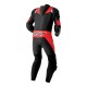 KOMBINEZON MOTOCYKLOWY JEDNOCZĘŚCIOWY RST TRACTECH EVO D3O BLACK FLUO RED S