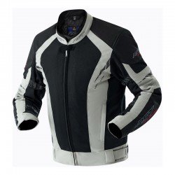 KURTKA MOTOCYKLOWA TEKSTYLNA RST PRO SERIES VENTILATOR D3O BLACK SILVER S