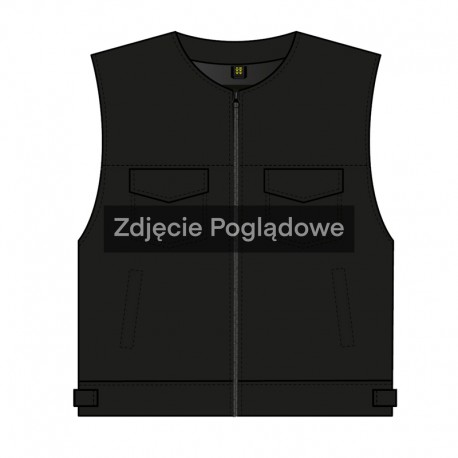 KAMIZELKA MOTOCYKLOWA SKÓRZANA BROGER BLADE BLACK S