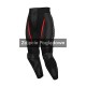 SPODNIE MOTOCYKLOWE SKÓRZANE DAMSKIE REBELHORN DIVA BLACK RED W36