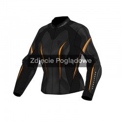 KURTKA MOTOCYKLOWA SKÓRZANA DAMSKA REBELHORN DIVA ST BLACK GOLD W32