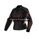 KURTKA MOTOCYKLOWA SKÓRZANA DAMSKA REBELHORN DIVA ST BLACK RED WHITE W32