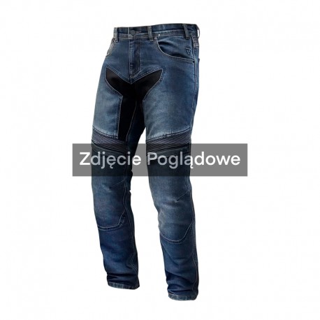 JEANSY MOTOCYKLOWE REBELHORN EAGLE 4 WASHED BLUE REGULAR FIT 28/32