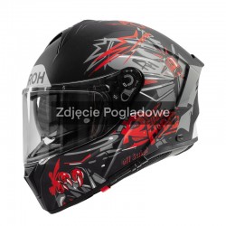KASK MOTOCYKLOWY AIROH SPARK 2 CRUZE BLACK GREY MATT XS