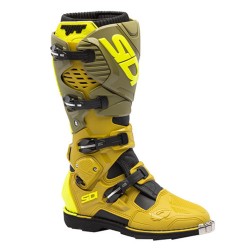 SIDI CROSSFIRE 3 OLIVE GREEN/FLUO YELLOW BOOTS
