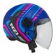 KASK MOTOCYKLOWY NZI RINGWAY 2 DUO CONNECTED BLUE PINK BLUE MATT L