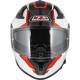 KASK MOTOCYKLOWY NZI GO RIDER STREAM DUO TRIDENT BLACK GREY RED XS