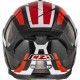 KASK MOTOCYKLOWY NZI GO RIDER STREAM DUO TRIDENT BLACK GREY RED S