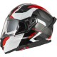 KASK MOTOCYKLOWY NZI GO RIDER STREAM DUO TRIDENT BLACK GREY RED XL