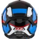 KASK MOTOCYKLOWY NZI GO RIDER STREAM DUO QUADRI BLACK RED BLUE XS