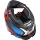 KASK MOTOCYKLOWY NZI GO RIDER STREAM DUO QUADRI BLACK RED BLUE L
