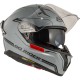 KASK MOTOCYKLOWY NZI GO RIDER STREAM DUO SOLID NOUVEAU NARDO GREY L