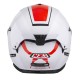 KASK MOTOCYKLOWY NZI GO RIDER STREAM DUO SOLID NOUVEAU WHITE XS
