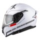 KASK MOTOCYKLOWY NZI GO RIDER STREAM DUO SOLID NOUVEAU WHITE L