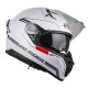 KASK MOTOCYKLOWY NZI GO RIDER STREAM DUO SOLID NOUVEAU WHITE L