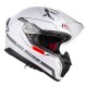 KASK MOTOCYKLOWY NZI GO RIDER STREAM DUO SOLID NOUVEAU WHITE XXL