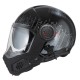 KASK MOTOCYKLOWY NZI MINIMOD DUO META BLACK SILVER M