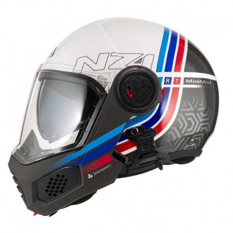 KASK MOTOCYKLOWY NZI MINIMOD DUO WATSON WHITEBLACK POWER M