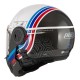 KASK MOTOCYKLOWY NZI MINIMOD DUO WATSON WHITEBLACK POWER XL