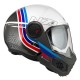 KASK MOTOCYKLOWY NZI MINIMOD DUO WATSON WHITEBLACK POWER XXL
