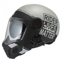 KASK MOTOCYKLOWY NZI MINIMOD DUO INVOLT GREYBLACK GREY MATT M