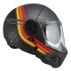 KASK MOTOCYKLOWY NZI MINIMOD DUO WATSON ANTRACITEBLACK ANTRACITE MATT XS