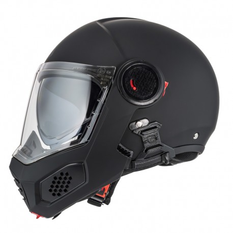 KASK MOTOCYKLOWY NZI MINIMOD DUO MATT BLACK XL