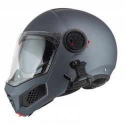 KASK MOTOCYKLOWY NZI MINIMOD DUO ANTRACITE MATT M