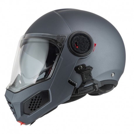 KASK MOTOCYKLOWY NZI MINIMOD DUO ANTRACITE MATT XXL