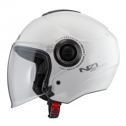 KASK MOTOCYKLOWY NZI CIVIC SOLID NOUVEAU WHITE L