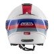 KASK MOTOCYKLOWY NZI CIVIC SUNSET WHITE BLUE RED M