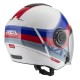 KASK MOTOCYKLOWY NZI CIVIC SUNSET WHITE BLUE RED L
