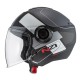 KASK MOTOCYKLOWY NZI CIVIC CONQUEST BLACK ANTRACITE GREY MATT L