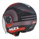 KASK MOTOCYKLOWY NZI RINGWAY 2 DUO ANTERA ANTRACITE RED MATT S
