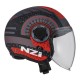 KASK MOTOCYKLOWY NZI RINGWAY 2 DUO ANTERA ANTRACITE RED MATT XXL