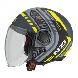 KASK MOTOCYKLOWY NZI RINGWAY 2 DUO CONNECTED ANTRACITE GREY MATT M