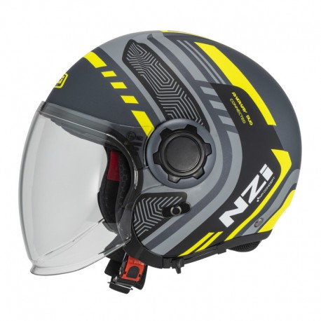 KASK MOTOCYKLOWY NZI RINGWAY 2 DUO CONNECTED ANTRACITE GREY MATT XL