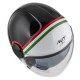 KASK MOTOCYKLOWY NZI RINGWAY 2 DUO SKYLINE BLACK WHITE ITALY L