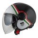 KASK MOTOCYKLOWY NZI RINGWAY 2 DUO SKYLINE BLACK WHITE ITALY XXL
